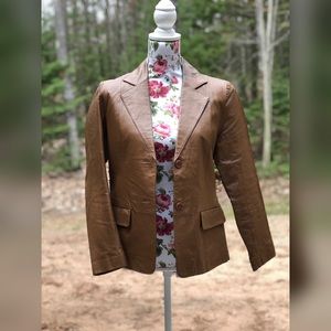 Chadwick’s Brown Leather Jacket Blazer